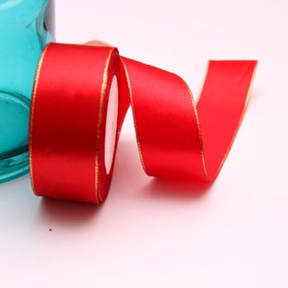 4cm double gold edge ribbon - satin ribbon, decorative ribbon, gift packaging, Ribbons