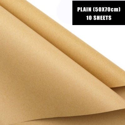 50*70cm Flower Packaging Material Kraft Paper English Newspaper Bouquet Gift Wrapping Paper