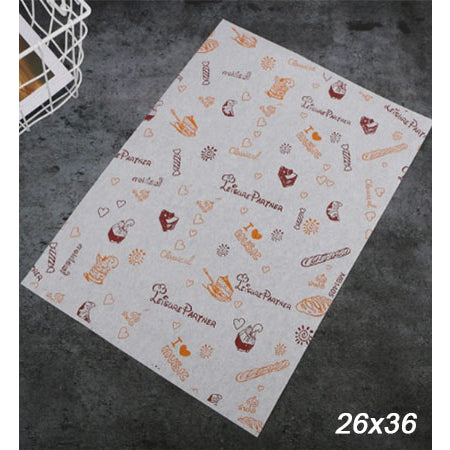 (100pcs) Wax Paper Burger Sandwich Cake Roll Wrapping Paper Greaseproof Liner Paper Food Tray Paper