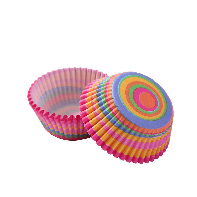 100 pcs Paper Cupcake Liners Party Cake Baking Muffin Cups
