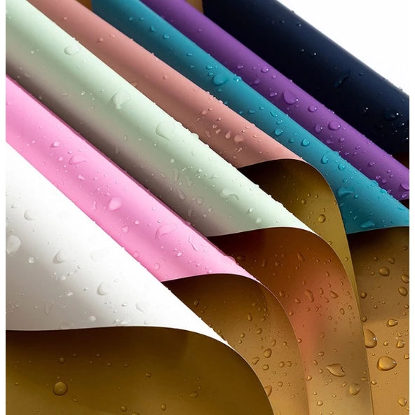 20Pcs | Two Tone GOLD color flower wrapping paper