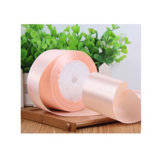 (25 yards/roll) 5cm Satin Ribbon Wholesale Gift Packing Christmas decoration diy Ribbons roll fabric