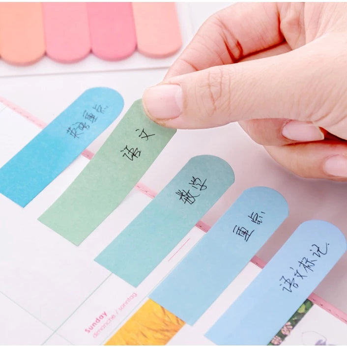 Gradient Color Sticky Notes Self-Adhesive Novelty Mini Memo Pad Label Sticky Notes