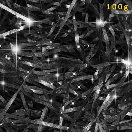 GLITTER Shredded Paper | Colorful Paper Gift Packaging | Paper Fillers Crinkled 20/100 grams
