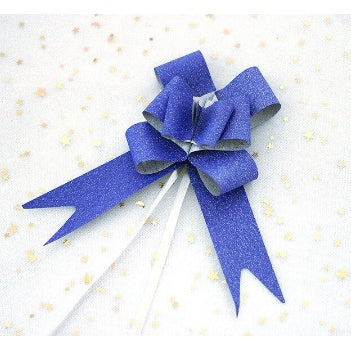 10pcs hand-pulled bows Ribbon gift & wrapping flower ribbon bow glitter coated Ribbon