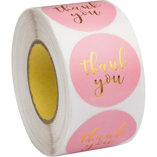 500 sheets | More Designs Stickers | self-adhesive label sealing packaging label | 2.5 cm / 1 inch