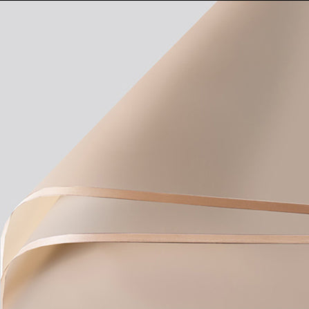 20pcs Gold Edge Waterproof Floral Wrapping Paper Sheets Frosted Bouquet Packaging Paper
