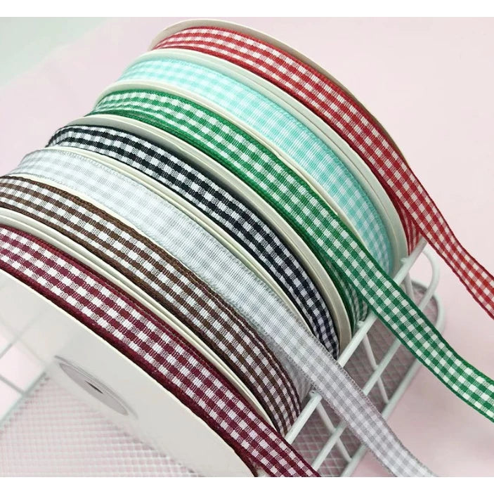 5 Yards | High Quality Checkered Ribbon Decoration Gift Lace