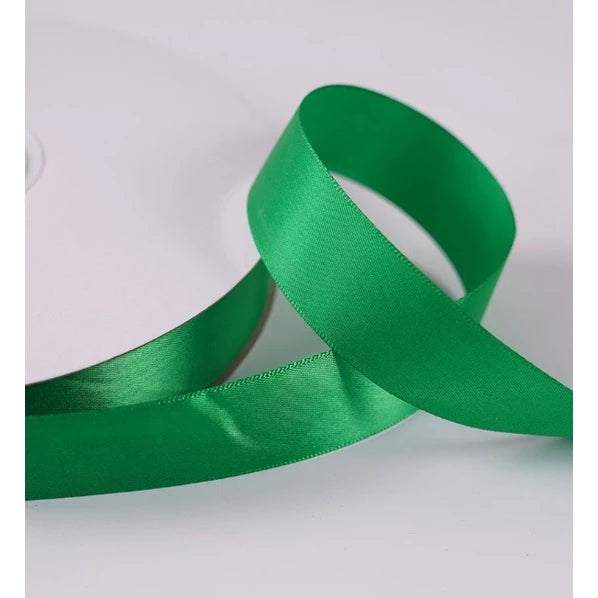 (0.6cm, 1cm, 4cm, 5cm) GREEN 5 Yards High Quality Satin Ribbon High Quality Single Face