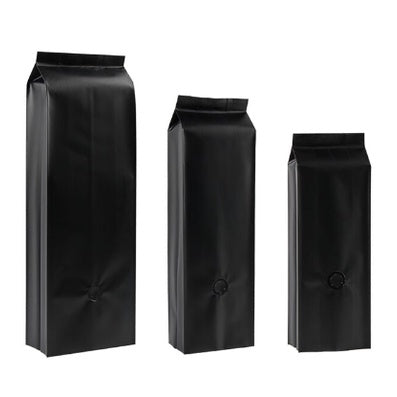 1pc Open Top Aluminum Foil Coffee Pouch bag with valve