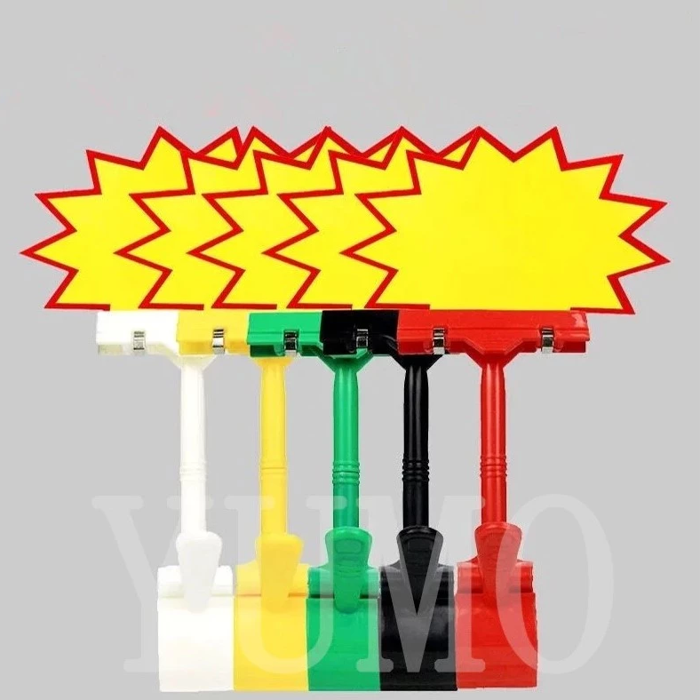 10pcs/set Price Tag/1pc Price tag Clip for Advertising Paper Label for Supermarket/Grocery