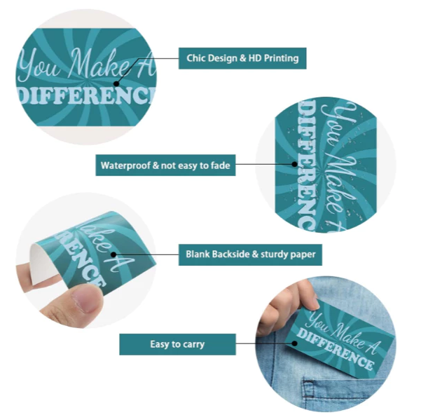 30pcs Motivational Cards Small Encouragement Inspirational Business card