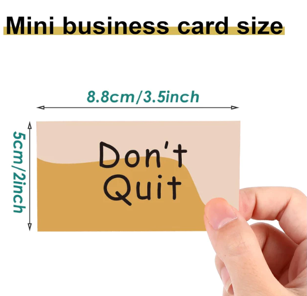 30pcs Motivational Cards Small Encouragement Inspirational Business card