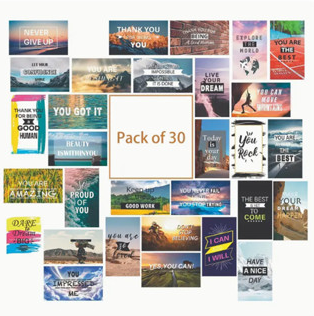 30pcs Motivational Cards Small Encouragement Inspirational Business card