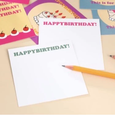 Assorted Birthday Greeting Cards - Random Unique Designs for Birthdays, Heartfelt Messages