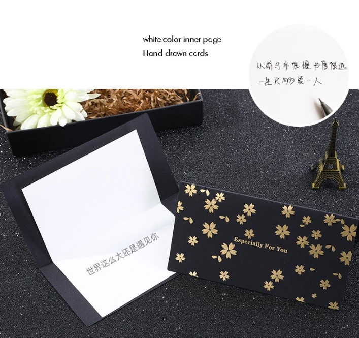 1set | Paper Envelopes with Message Thank You Card Greeting Card Best Wishes Postcard
