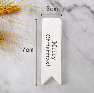 100pcs Christmas Tag 2023 New Style Gift Decoration Souvenir Listing Red Card