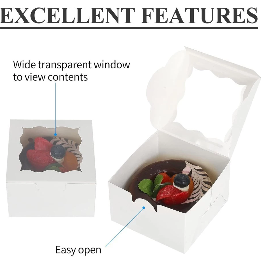 10pcs Premium Curved Window Gift Box Set - Wedding, Bridesmaid, Xmas and Party packaging gift Box