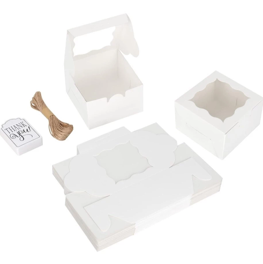 10pcs Premium Curved Window Gift Box Set - Wedding, Bridesmaid, Xmas and Party packaging gift Box