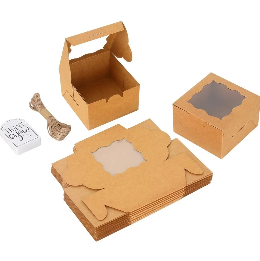 10pcs Premium Curved Window Gift Box Set - Wedding, Bridesmaid, Xmas and Party packaging gift Box