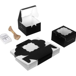10pcs Premium Curved Window Gift Box Set - Wedding, Bridesmaid, Xmas and Party packaging gift Box