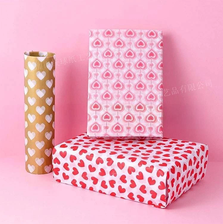 10pcs Printed HEART Japanese paper Valentine's Day copy paper 17g Sydney paper