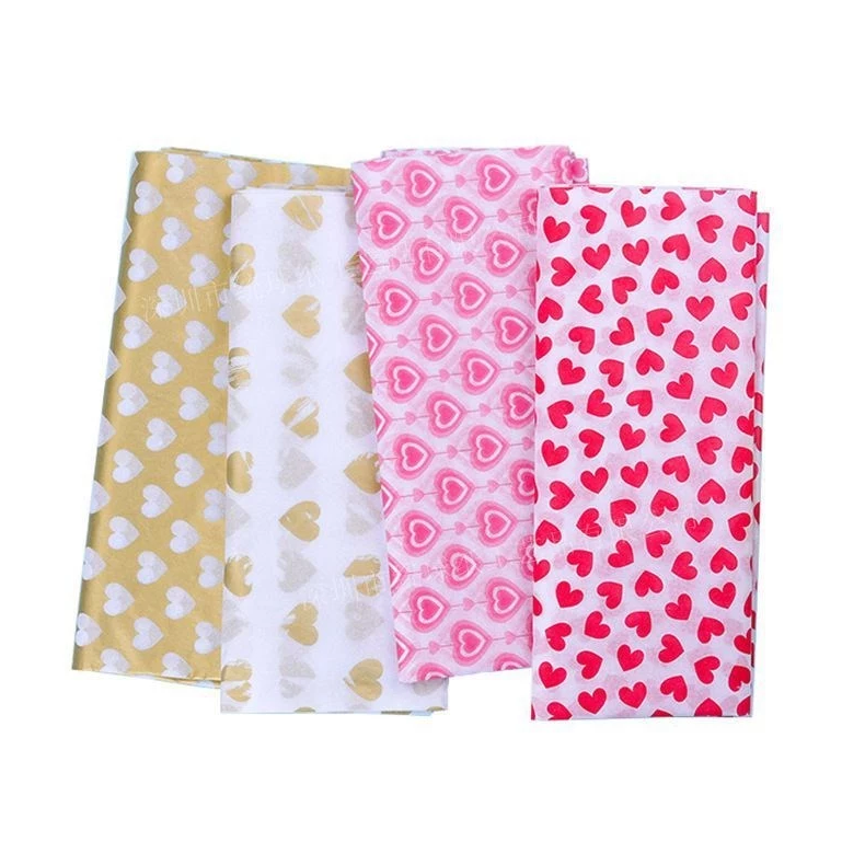 10pcs Printed HEART Japanese paper Valentine's Day copy paper 17g Sydney paper