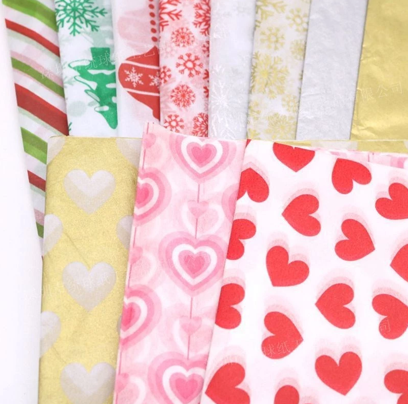 10pcs Printed HEART Japanese paper Valentine's Day copy paper 17g Sydney paper