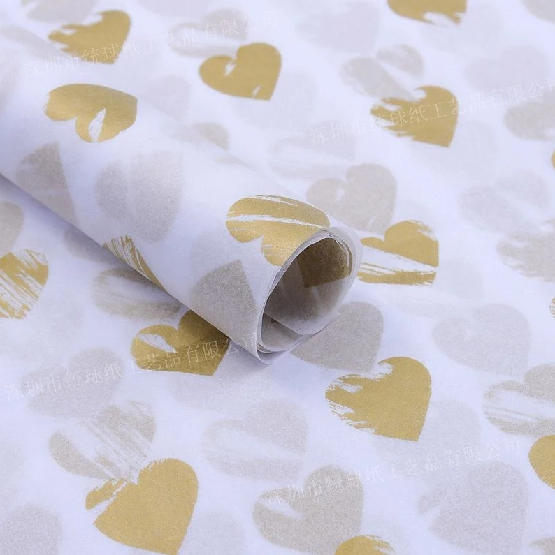 10pcs Printed HEART Japanese paper Valentine's Day copy paper 17g Sydney paper