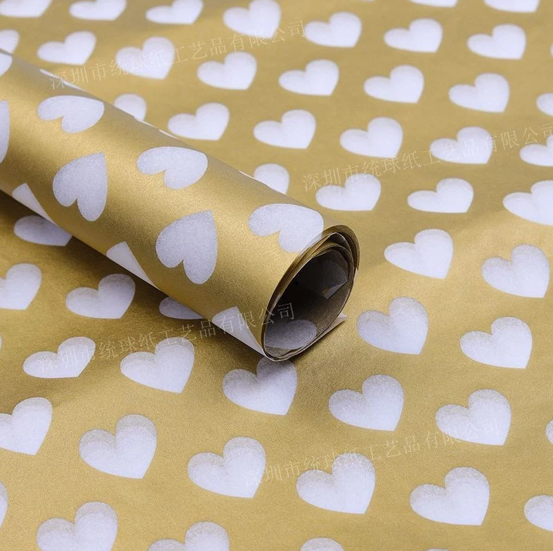 10pcs Printed HEART Japanese paper Valentine's Day copy paper 17g Sydney paper