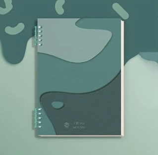 Loose-leaf notebook, no hand-breaking notebook, detachable notebook, thickened coil book