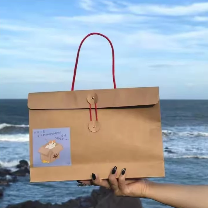 5PCS | Drip Coffee Handle Bags W/ Sticker – Versatile Packaging for Coffee, Snacks & Baked