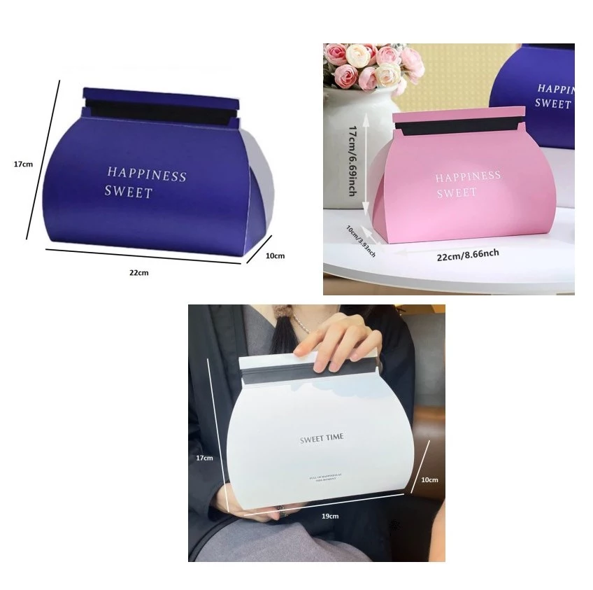 Royal Swiss Delight Packaging Box – Elegant Mousse & Mille-Feuille Pastry Holder