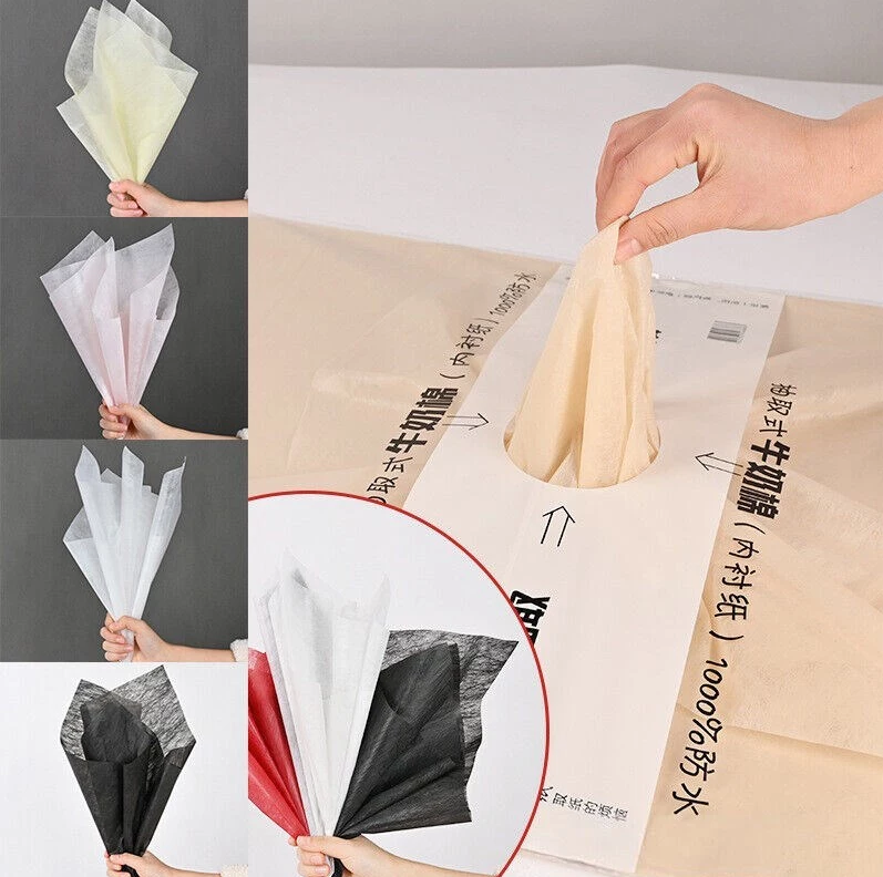 38Pcs Cotton Lining Paper Flower Wrapping Packaging Tissue Paper