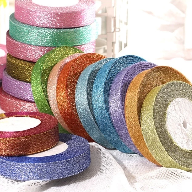 2cm 25y/roll Onion Ribbon Chiffon Colorful Decoration for Gift Wrapping Packaging