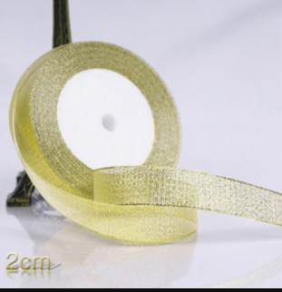 2cm 25y/roll Onion Ribbon Chiffon Colorful Decoration for Gift Wrapping Packaging