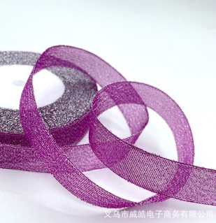 2cm 25y/roll Onion Ribbon Chiffon Colorful Decoration for Gift Wrapping Packaging