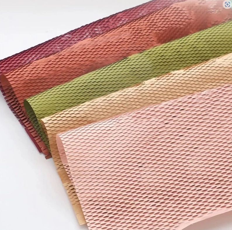 10pcs/sheets | 40x50cm | Colorful honeycomb paper wrapper for packaging and flower wrapper