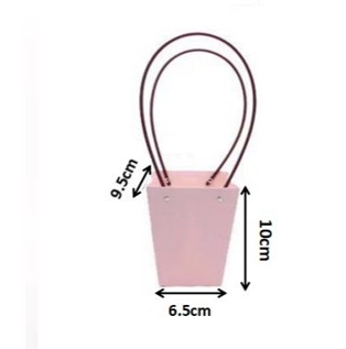 1pc Kraft paper flower tote bag Flower Bouquet Packaging Bag Handbags for Wedding Party