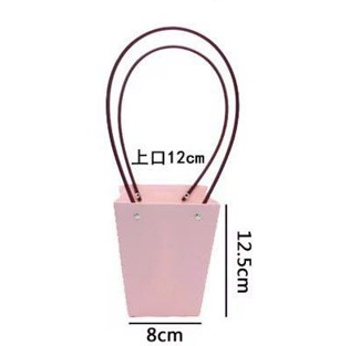 1pc Kraft paper flower tote bag Flower Bouquet Packaging Bag Handbags for Wedding Party