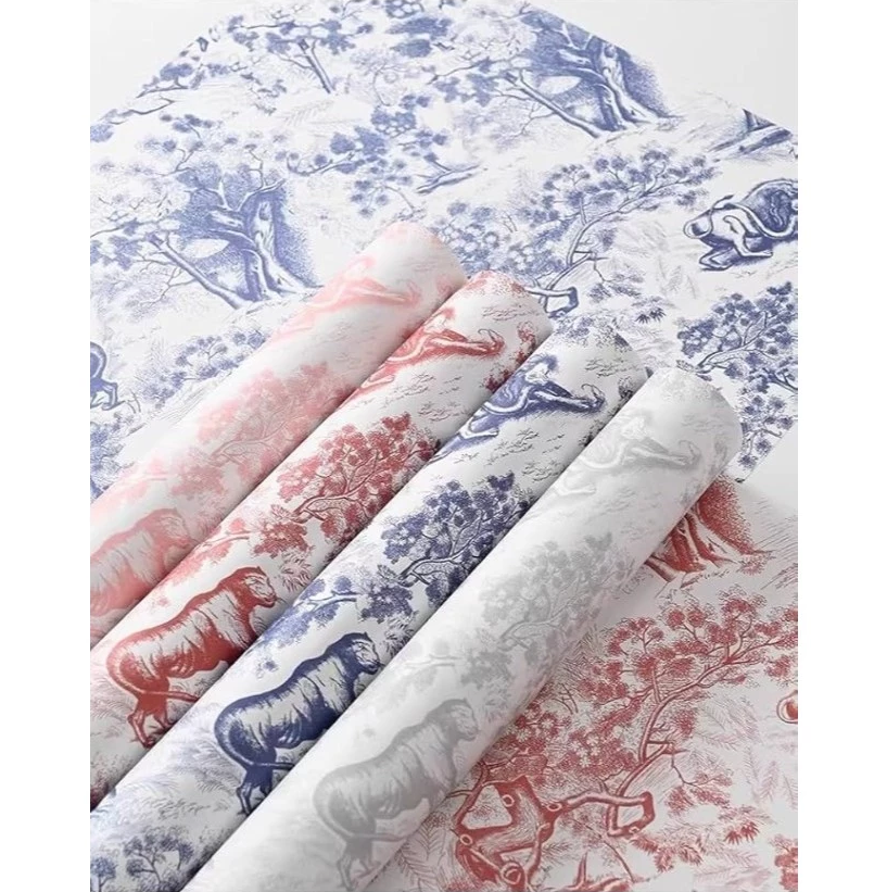 10pcs Meteor Shower Retro Flower Wrapping Paper Bouquet Flower Waterproof Fenghua Paper