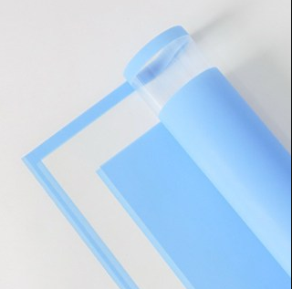 20pcs Transparent border Flower Wrapping Waterproof bouquet flower wrapping paper