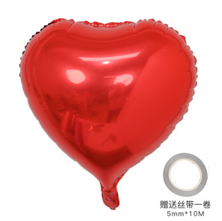 1pc Love Heart Balloon Aluminum Film Balloon Bday Party Wedding Valentine's Day decoration