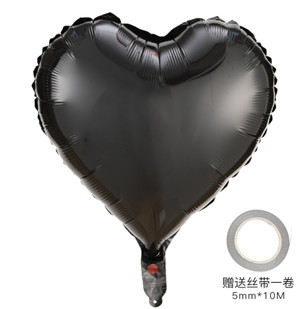 1pc Love Heart Balloon Aluminum Film Balloon Bday Party Wedding Valentine's Day decoration
