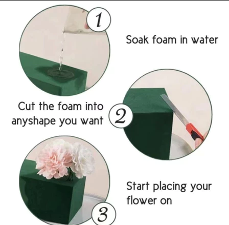 Floral Foam Bricks Arrangement Water Absorptions For Fresh Flower moisturizing flower mud