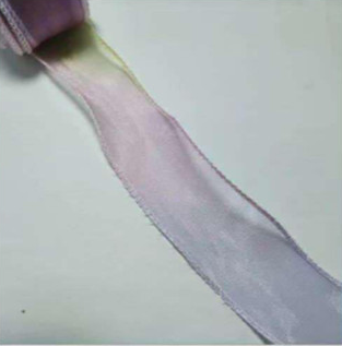 Fantasy fish tail Gradient yarn pleated yarn Ribbon With Wavy Edge Wrap Flower Gift Decor