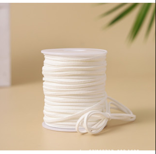 1roll Leather Cord Rope - Non-Elastic Vibrant Multicolor Craft Thread DIY, double-sided