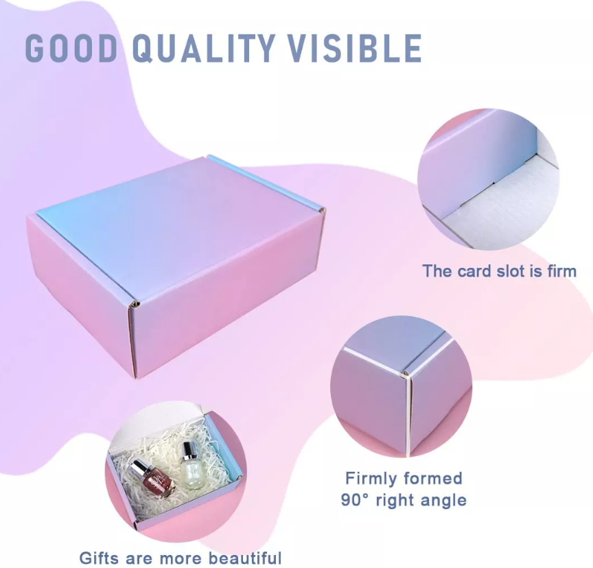 Gradient Corrugated Box Carton box
