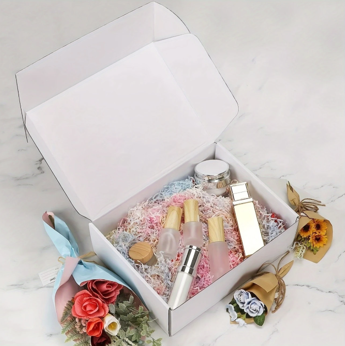 White Corrugated Mailer Box (ON HAND)