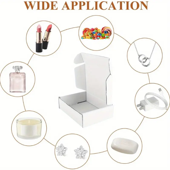 White Corrugated Mailer Box (ON HAND)